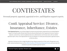 Tablet Screenshot of contiestates.com